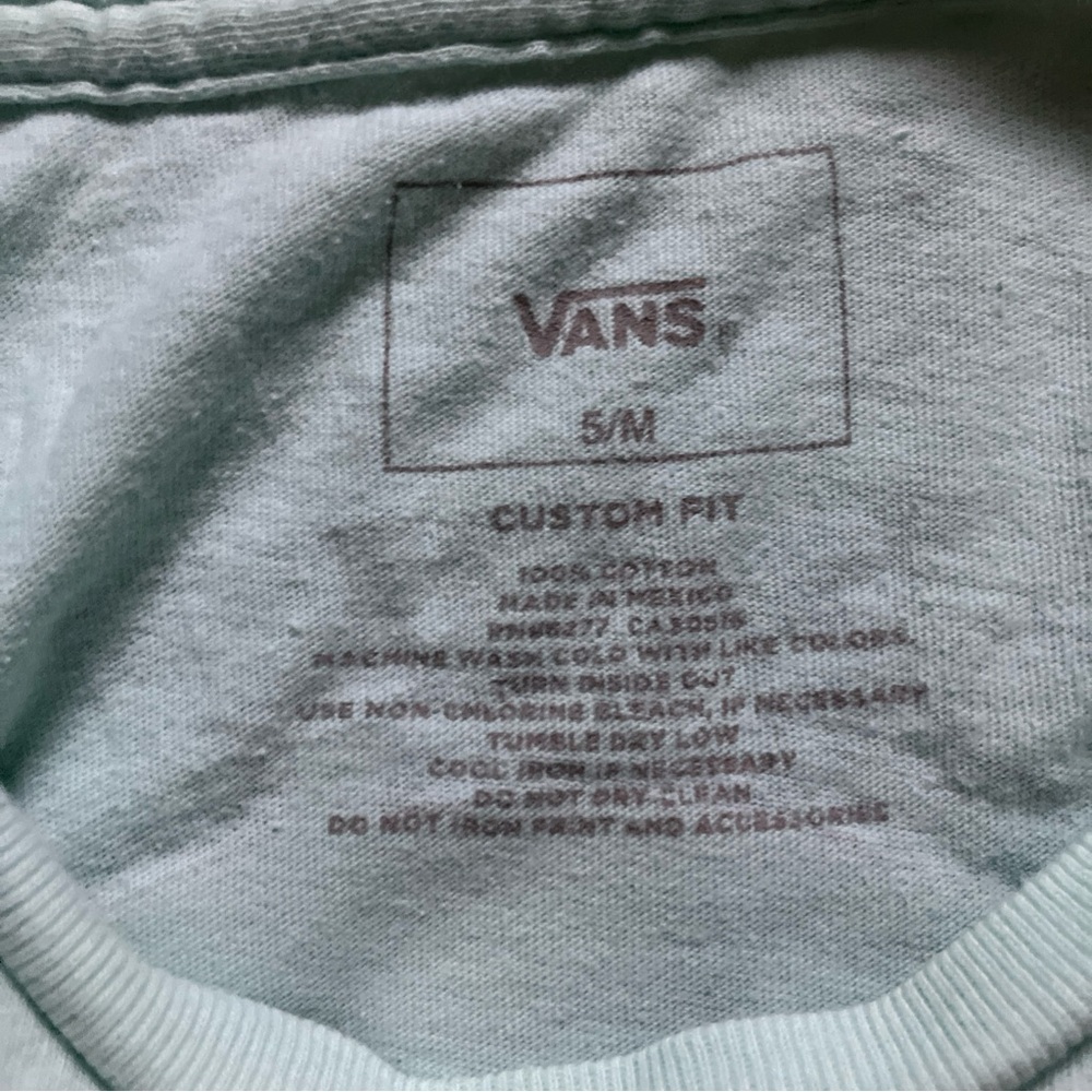 Vans Kids' Mint and Gray Short Sleeve Tees - Picture 5 of 15